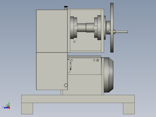 高低速变换功能的卷绳机右视缩略图