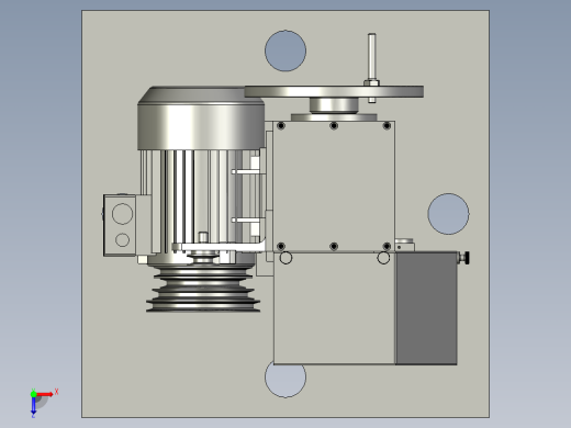 高低速变换功能的卷绳机俯视缩略图