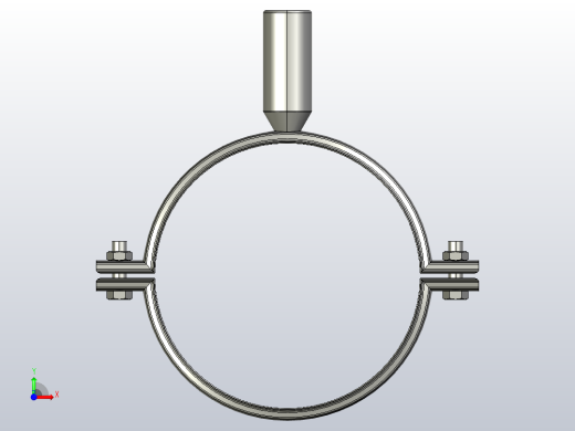 DGA 管架(A型）[DGA-DN100]前视缩略图