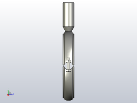 DGA 管架(A型）[DGA-DN100]左视缩略图