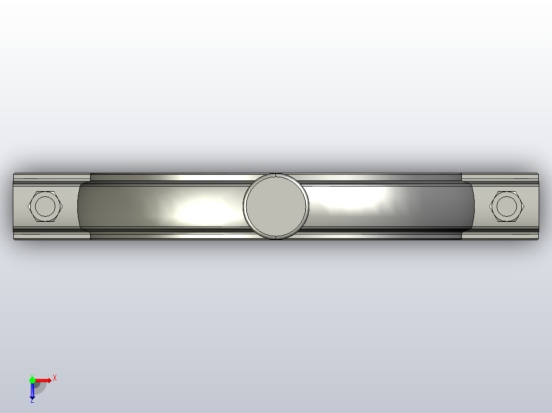 DGA 管架(A型）[DGA-DN100]俯视图