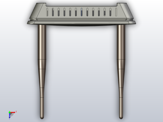 路由器外壳模型俯视缩略图
