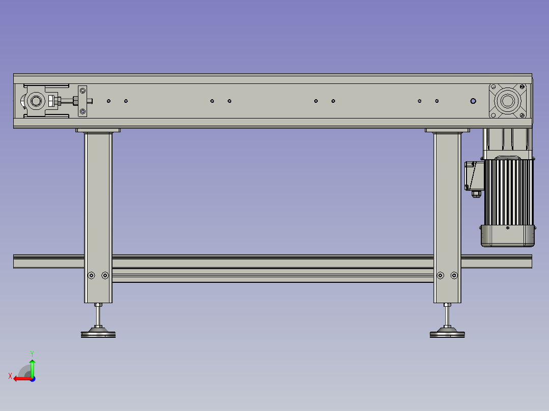 加工食品冷却板链工业输送链板后视图