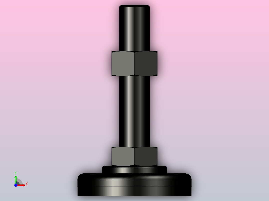 脚杯WAK01-D60-M16-L75前视图