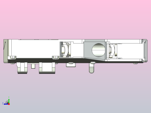 NCF1-11C辅助触头三维模型202301 (1)右视缩略图
