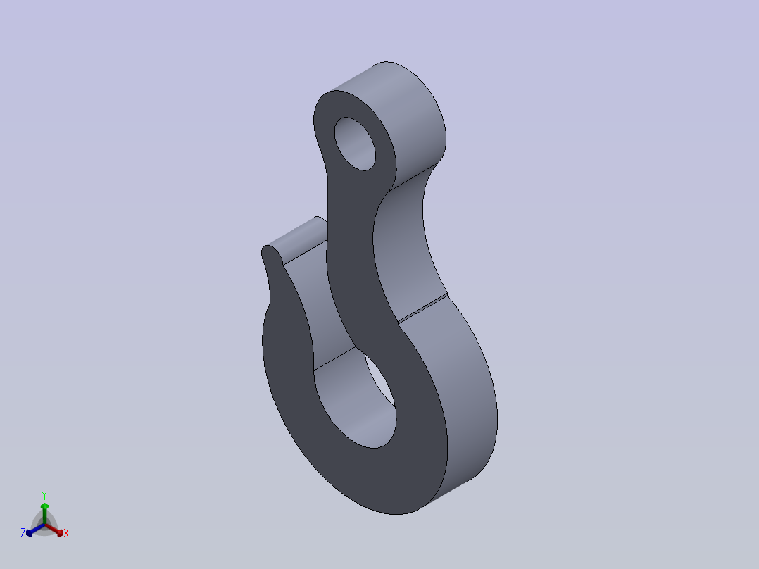 初学者示例内容。正等轴测图