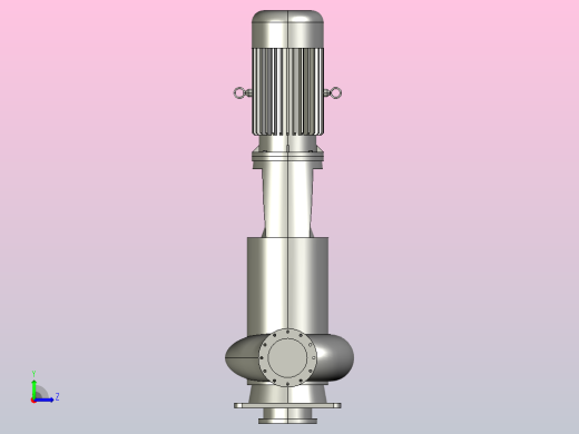 WL(Ⅱ)型系列立式排污泵Ⅱ型-直管[250WLⅡ600-28-75]左视缩略图