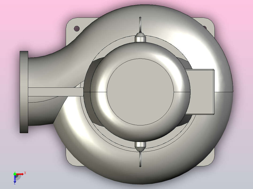 WL(Ⅱ)型系列立式排污泵Ⅱ型-直管[250WLⅡ600-28-75]俯视图