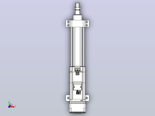 轻载电动缸TPA-ESR40-1210C-L150-MR-LB-W-P40-C3前视缩略图