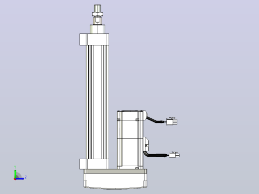 轻载电动缸TPA-ESR40-1210C-L150-MR-LB-W-P40-C3左视缩略图