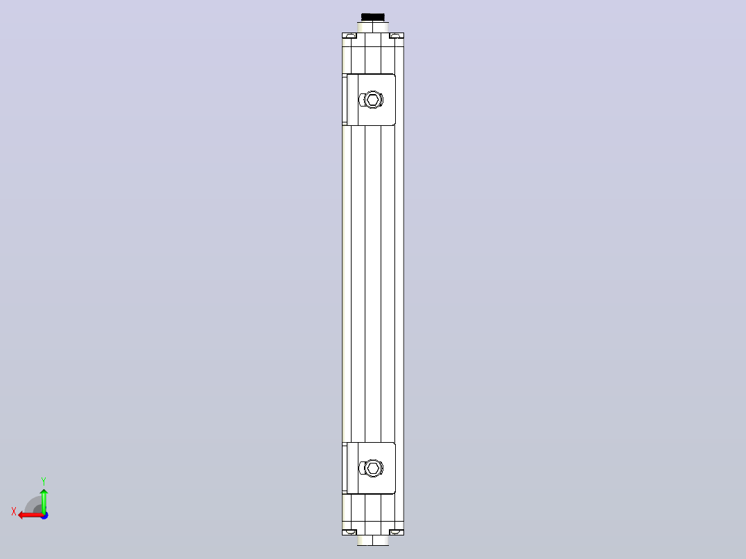XTG1220安全光栅后视图