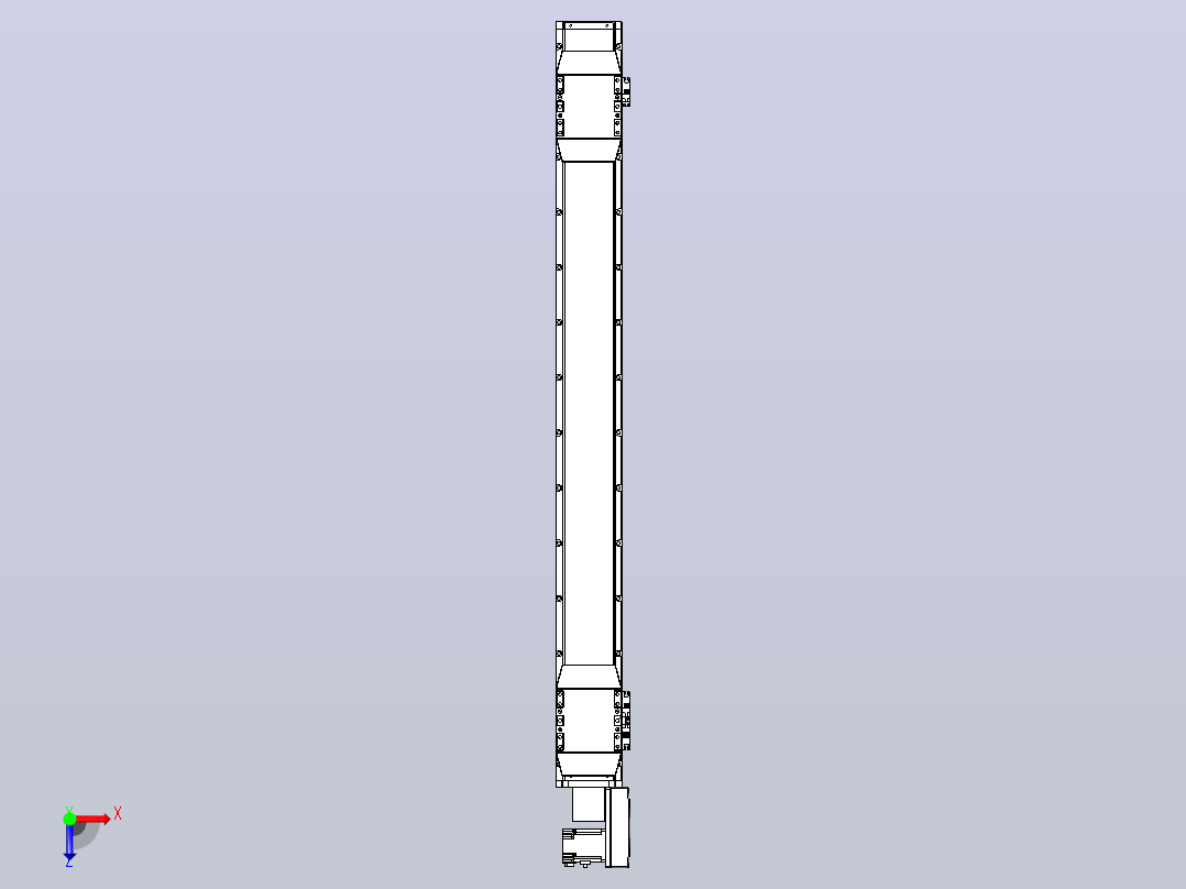 皮带直线轴双滑块型TPA-GCBS-120-P70-L450-QR-M20-N3俯视图
