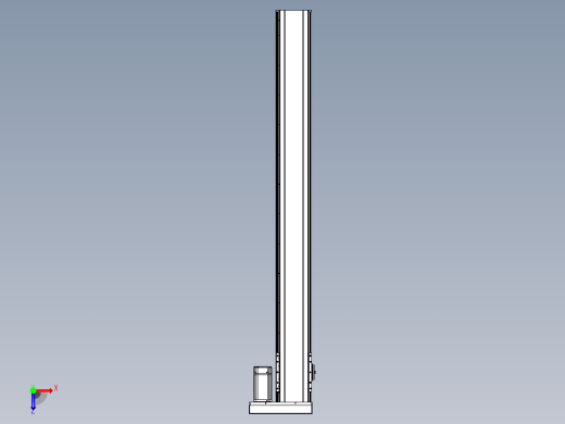 日规模组半封闭丝杆TPA-HNR-120D-1610C-L1100-ML-Y-P40-N3俯视缩略图