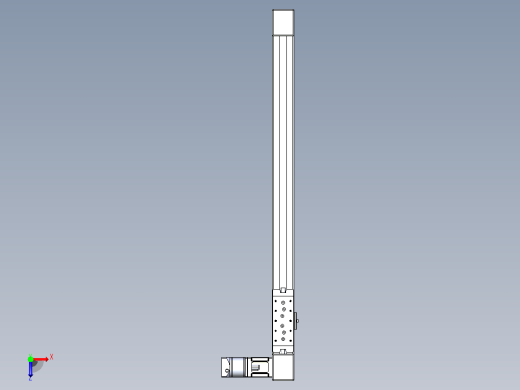 带式直线轴半闭式TPA-ONB-60-140-L750-DL-J60-N3俯视缩略图