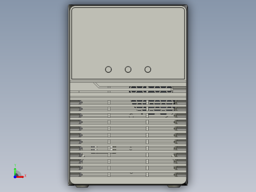 HP-UPS-1k不间断电源三维模型202010前视缩略图