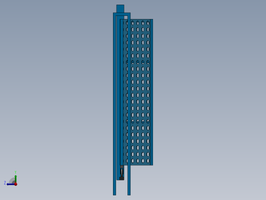Surgulu推拉门结构模型3D图纸 Solidworks设计右视缩略图