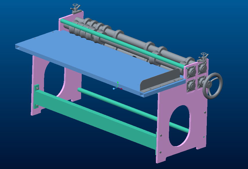 纸箱厂的分纸机3D模型