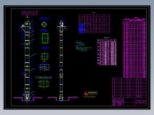 TB315斗提机总图