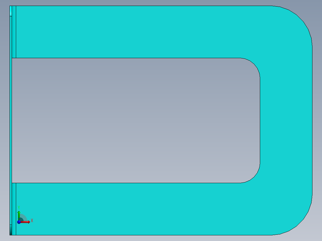SolidWorks 书挡设计前视图