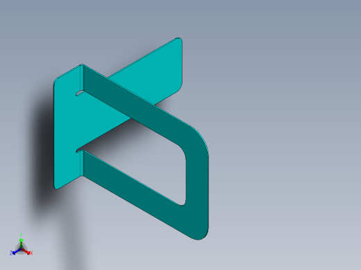 SolidWorks 书挡设计正等轴测缩略图