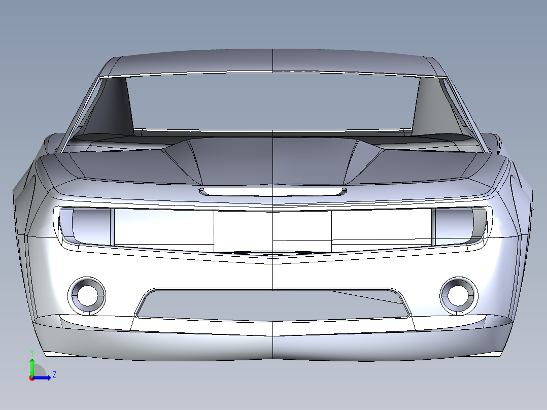 雪佛兰车壳左视图