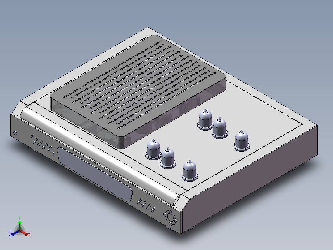 古鸿斌-数码音响正等轴测图