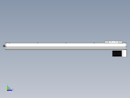 Toyo东佑达直线模组-ECH14-1000-BM-200W左视缩略图
