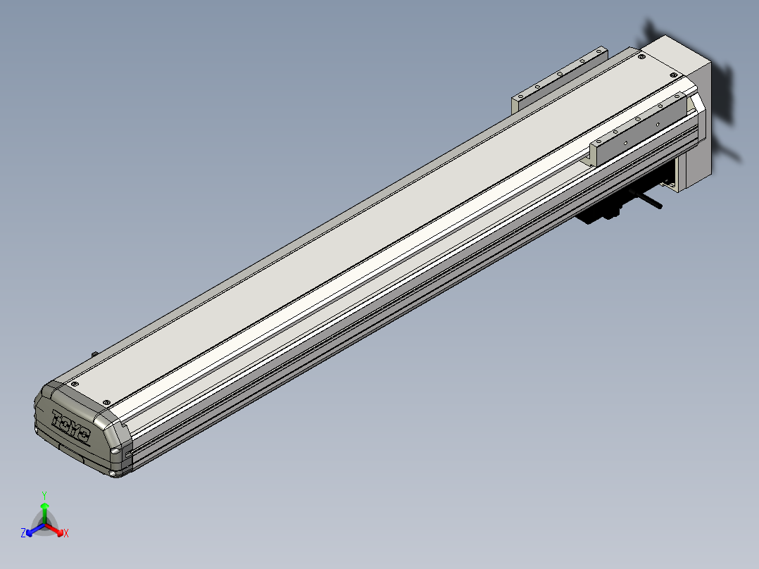 Toyo东佑达直线模组-ETH14-700-BM-400W主视图
