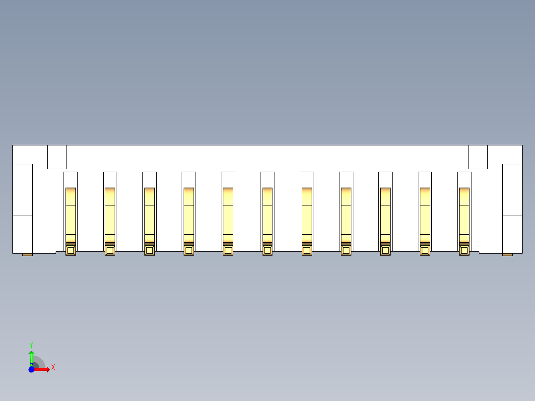 JST-S11B-PH-SM4-TB前视图