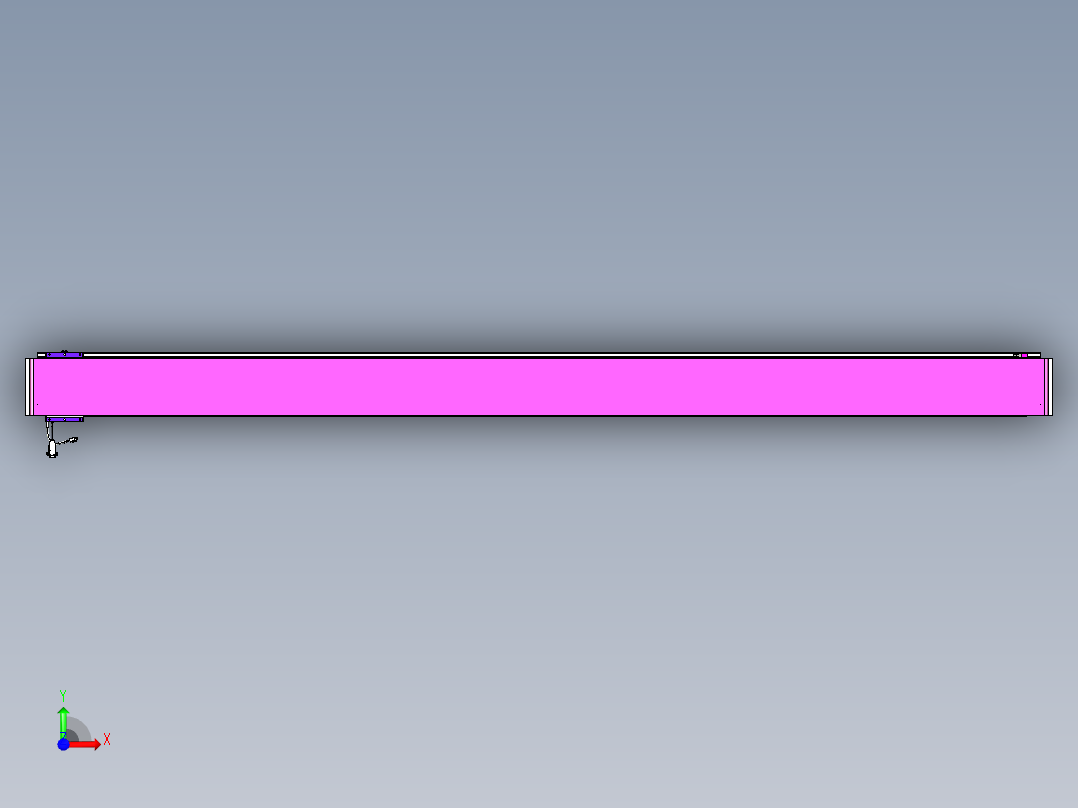威洛博VL系列直线电机模组-VL17E1-S2800前视图