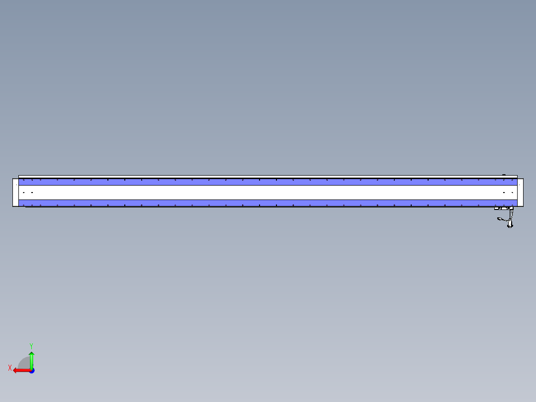 威洛博VL系列直线电机模组-VL17E1-S2800后视图