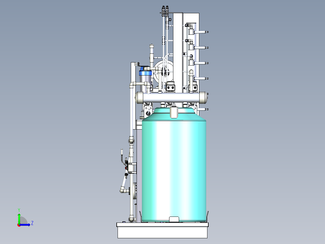 液压动力单元7左视图