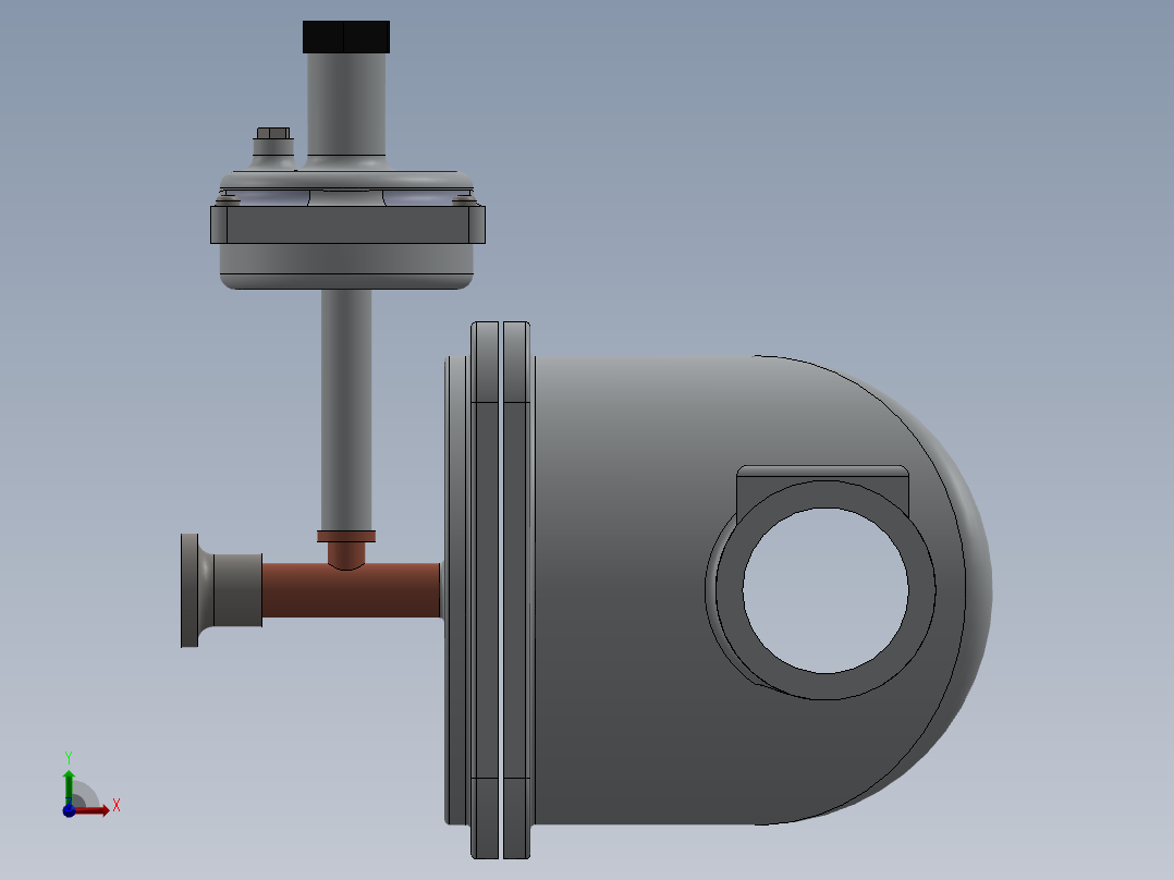 快速关闭阀前视图