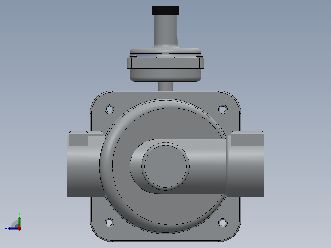 快速关闭阀右视图