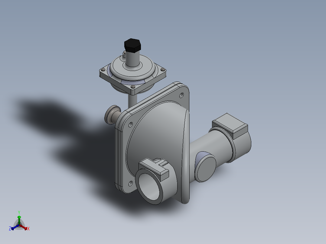 快速关闭阀正等轴测图