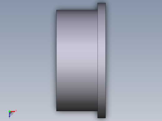 26QPV 扁脸短按DIN 8063 PN 10 16与溶剂焊接插座俯视缩略图