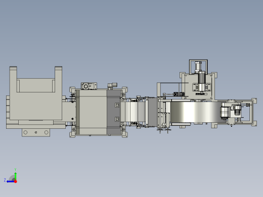NC伺服三合一冲床钢带送料机右视缩略图