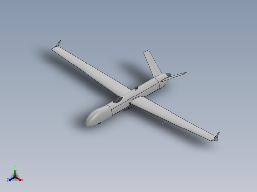 升降机翼型 NACA 0006正等轴测缩略图