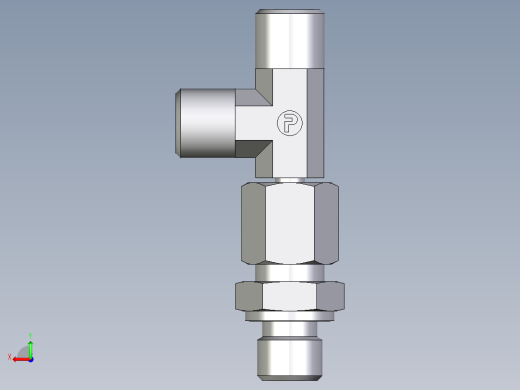 卡套式工业通用硬管接头EO_Assembled_adjustable_standpipe_run_tee_EVL06SROMD71后视缩略图