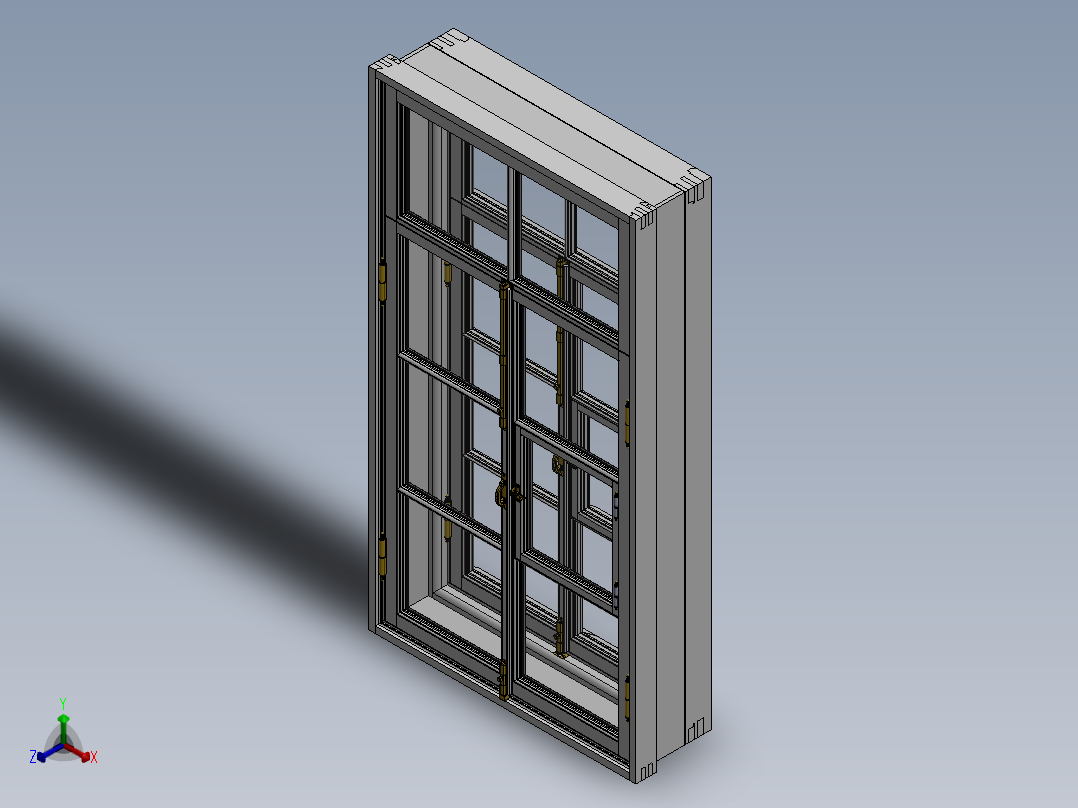 12个窗口正等轴测图