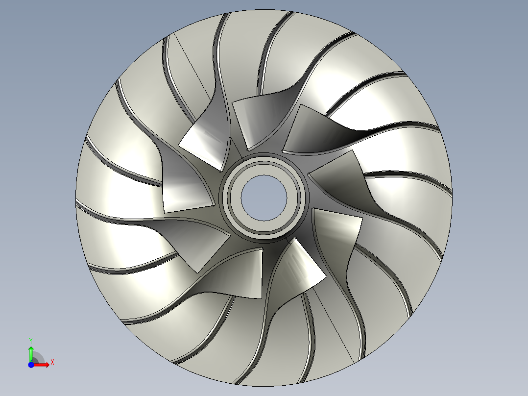 叶轮 (22)前视图