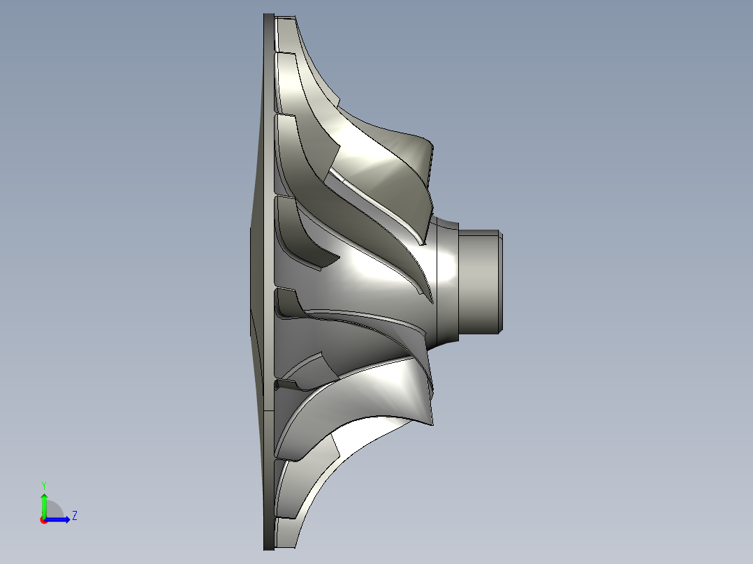 叶轮 (22)左视图