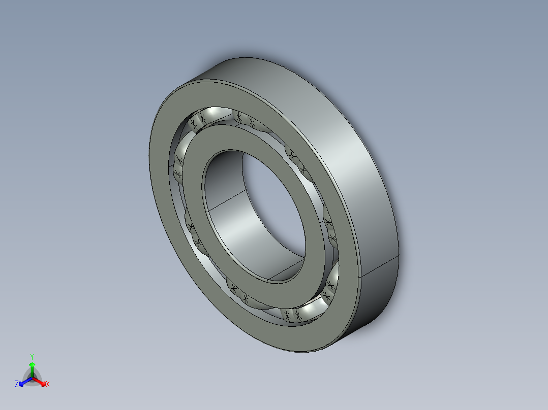 摆线钢球造型正等轴测图
