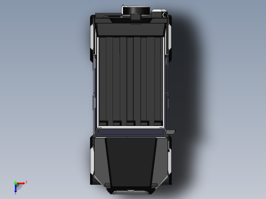 悍马造型越野车3D图纸 Solidworks设计俯视缩略图