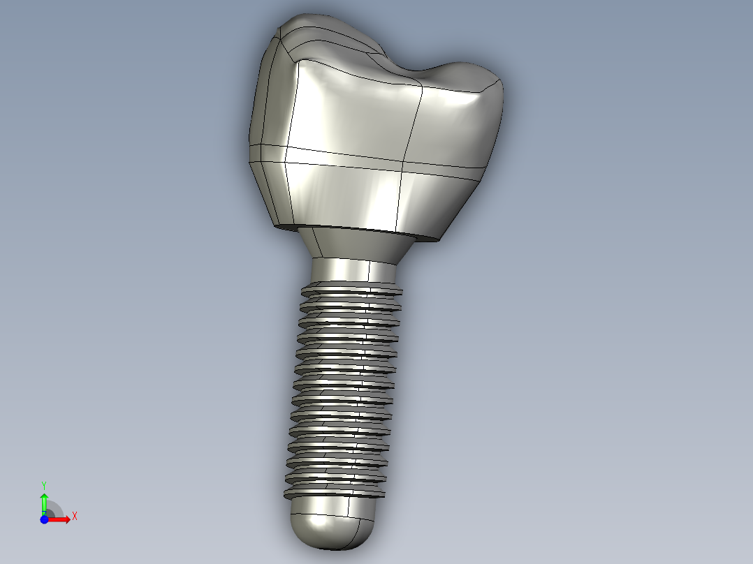牙科修复术前视图