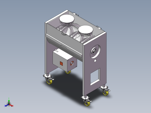 双行星混合机设计含三维二维说明书1127967正等轴测缩略图