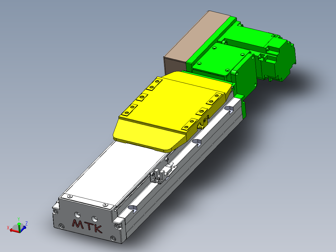 GTA内嵌同步带全封闭GTA12-R-400W主视图