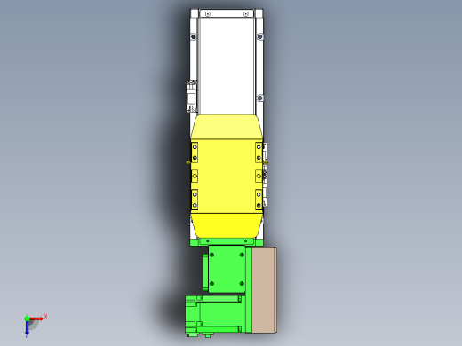 GTA内嵌同步带全封闭GTA12-R-400W俯视缩略图