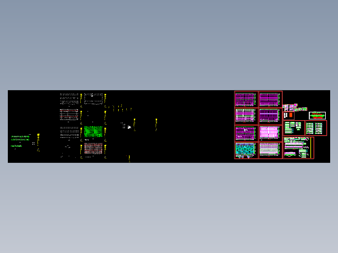 西宁市钢结构多层超市施工图