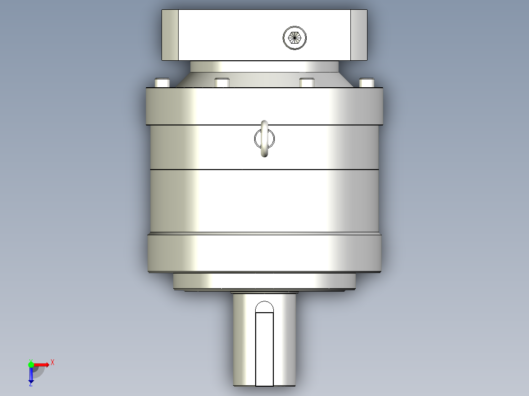 多摩川行星减速机TL-205-L2-35KA35俯视图